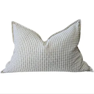 Celeste Linen Cotton Cushion 40x60cm Lumbar  - Natural by null, a Cushions, Decorative Pillows for sale on Style Sourcebook