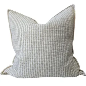Celeste Linen Cotton Cushion 55cm Square  - Natural by null, a Cushions, Decorative Pillows for sale on Style Sourcebook