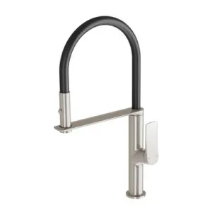 Kusabi Flexi Hose Sink Mixer | Made From Silicone/Brass In Brushed Nickel By Phoenix by PHOENIX, a Kitchen Taps & Mixers for sale on Style Sourcebook