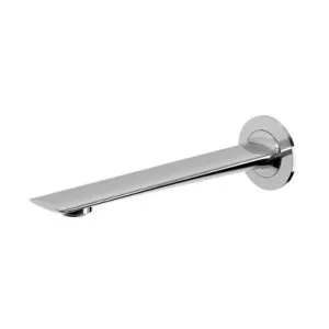 Kusabi Wall Basin/Bath Outlet 200mm | Made From Brass In Chrome Finish By Phoenix by PHOENIX, a Bathroom Taps & Mixers for sale on Style Sourcebook