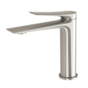 Kusabi Basin Mixer | Made From Brass In Brushed Nickel By Phoenix by PHOENIX, a Bathroom Taps & Mixers for sale on Style Sourcebook