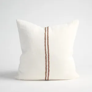 Orion Linen Cushion in Off White/Chocolate  |  Cover Only 40x60cm  |  Eadie Lifestyle by null, a Cushions, Decorative Pillows for sale on Style Sourcebook