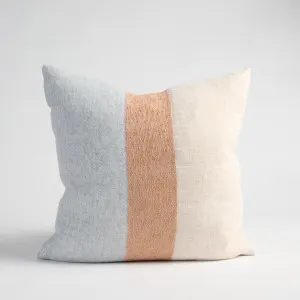 Tallows Linen Cushion in Natural/Ochre/Blue  |  Cover Only 40x60cm  |  Eadie Lifestyle by null, a Cushions, Decorative Pillows for sale on Style Sourcebook