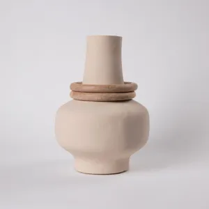 Modern Vase in Medium in Natural | 23x23x33cm | Eadie Lifestyle by null, a Vases & Jars for sale on Style Sourcebook