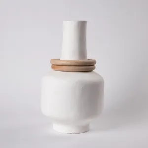 Modern Vase in Large in White | 25x25x45cm | Eadie Lifestyle by null, a Vases & Jars for sale on Style Sourcebook