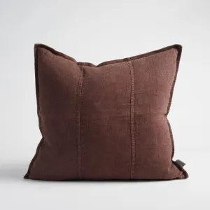 Luca® Linen Cushion in Chocolate  |  Cover Only 40x60cm  |  Eadie Lifestyle by null, a Cushions, Decorative Pillows for sale on Style Sourcebook