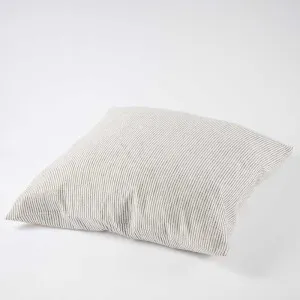 Marina Floor Cushion in Off White w' Ink Stripe  |  Cover Only 80x80cm  |  Eadie Lifestyle by null, a Cushions, Decorative Pillows for sale on Style Sourcebook