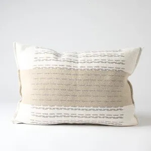 Hagen Cushion in  Off White/Slate  |  Cover Only 40x60cm  |  Eadie Lifestyle by null, a Cushions, Decorative Pillows for sale on Style Sourcebook