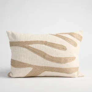 Zanth Cushion in Ivory/Natural  |  Cover Only 40x60cm  |  Eadie Lifestyle by null, a Cushions, Decorative Pillows for sale on Style Sourcebook