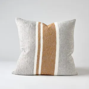 Magnus Linen Cushion in Slate/Nutmeg  |  Cover Only 40x60cm  |  Eadie Lifestyle by null, a Cushions, Decorative Pillows for sale on Style Sourcebook