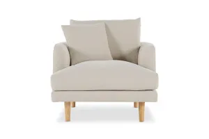 Hampton MKII Modern Armchair, Florence Stone, by Lounge Lovers by Lounge Lovers, a Chairs for sale on Style Sourcebook