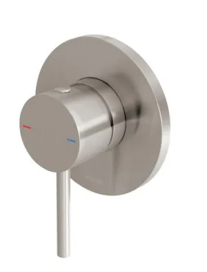 Pina Shower/Wall Mixer Trim Kit Only 90mm | Made From Brass In Brushed Nickel By Phoenix by PHOENIX, a Bathroom Taps & Mixers for sale on Style Sourcebook