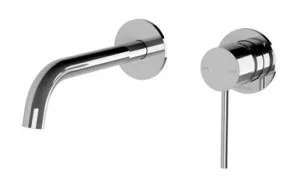 Vivid Slimline Switchmix Wall Basin Bath Mixer Set 60mm Backplates Fit-Off Kit | Made From Brass In Chrome Finish By Phoenix by PHOENIX, a Bathroom Taps & Mixers for sale on Style Sourcebook