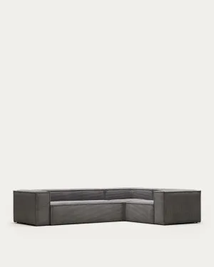 Blok 4-seater corner sofa thick grey corduroy 320 x 230 cm / 320 x 230 cm by null, a Sofas for sale on Style Sourcebook