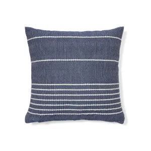 Polp blue striped cushion cover 100% PET 45 x 45 cm by null, a Outdoor Cushions for sale on Style Sourcebook