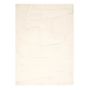 Enriqueta rug made from 100% white cotton, 160 x 230 cm by null, a Contemporary Rugs for sale on Style Sourcebook