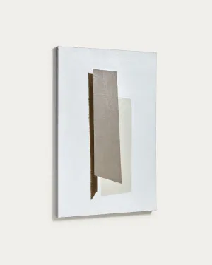 Suilen white and brown frame, 60 x 90 cm by null, a Wall Hangings & Decor for sale on Style Sourcebook