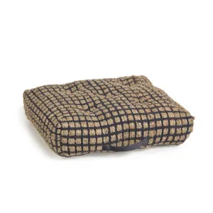 Adelma jute and cotton floor cushion and pallet in black and neutral 63 x 63 cm by null, a Decorative Accessories for sale on Style Sourcebook