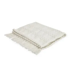 Beva white blanket 125 x 150 cm by null, a Decorative Accessories for sale on Style Sourcebook
