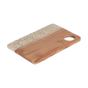 Verna rectangular wood and terrazzo serving board by null, a Decorative Accessories for sale on Style Sourcebook