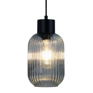 Oriel Lighting Miller Small Pendant Black by Oriel Lighting, a Pendant Lighting for sale on Style Sourcebook