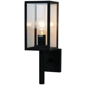Oriel Lighting Pandora Outdoor Wall Light Black by Oriel Lighting, a Outdoor Lighting for sale on Style Sourcebook