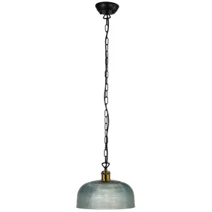 Oriel Lighting Maison 270mm Halophane Pendant Blue by Oriel Lighting, a Pendant Lighting for sale on Style Sourcebook