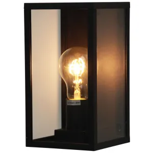 Oriel Lighting Pandora Outdoor Flush Wall Light Black by Oriel Lighting, a Outdoor Lighting for sale on Style Sourcebook