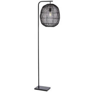 Telbix Rana Floor Lamp Black by Telbix, a Floor Lamps for sale on Style Sourcebook
