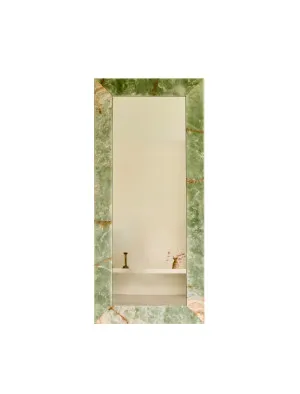Green Onyx - Suna Full Length Mirror - 200cm x 90cm by Luxe Mirrors, a Mirrors for sale on Style Sourcebook