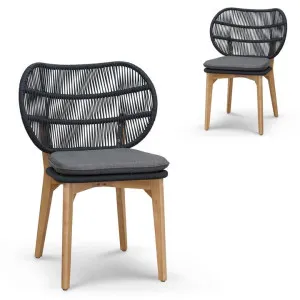Ex Display - Jorge Outdoor Dining Chair - Anthracite Grey Cushion by Interior Secrets - AfterPay Available by Interior Secrets, a Dining Chairs for sale on Style Sourcebook