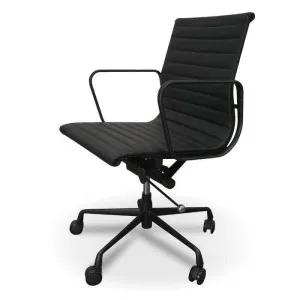 Ex Display - Floyd Low Back Office Chair - Full Black by Interior Secrets - AfterPay Available by Interior Secrets, a Chairs for sale on Style Sourcebook