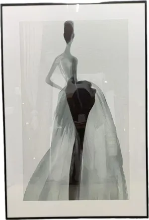 P124 Black Framed Perspex Glass Canvas Art Print 120 cm x 80 cm by null, a Painted Canvases for sale on Style Sourcebook