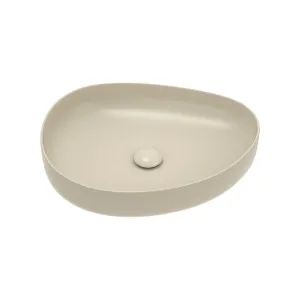Pebble Medium Above Counter Basin, Matte Khaki by Fienza, a Basins for sale on Style Sourcebook