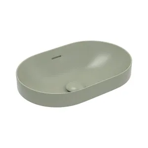 Aluca Pill Ceramic Semi-Inset Basin, Olive by Fienza, a Basins for sale on Style Sourcebook