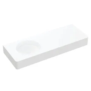 Encanto 1200 Solid Surface Wall Basin, Left-Hand Bowl, No Tap Hole by Fienza, a Basins for sale on Style Sourcebook