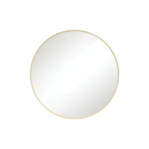 Reba Urban Brass Framed Mirror, 600mm by Fienza, a Vanity Mirrors for sale on Style Sourcebook