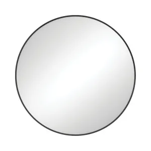 Reba Matte Black Framed Mirror, 800mm by Fienza, a Vanity Mirrors for sale on Style Sourcebook