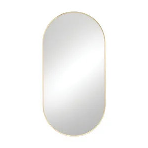 Empire Urban Brass Framed Mirror, 600 x 1200mm by Fienza, a Vanity Mirrors for sale on Style Sourcebook