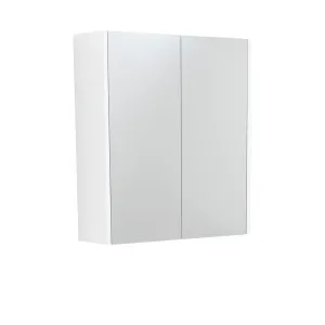 600 Mirror Cabinet with Satin White Side Panels by Fienza, a Shaving Cabinets for sale on Style Sourcebook