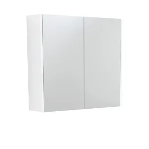 750 Mirror Cabinet with Satin White Side Panels by Fienza, a Shaving Cabinets for sale on Style Sourcebook