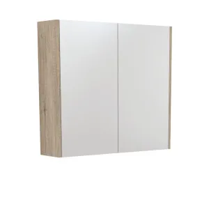 750 Mirror Cabinet with Scandi Oak Side Panels by Fienza, a Shaving Cabinets for sale on Style Sourcebook