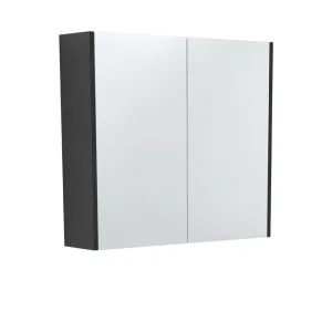 750 Mirror Cabinet with Satin Black Side Panels by Fienza, a Shaving Cabinets for sale on Style Sourcebook