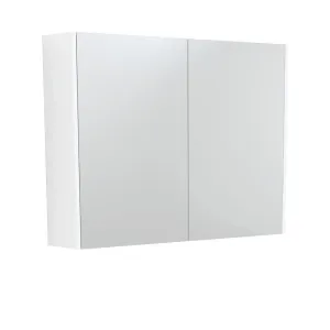 900 Mirror Cabinet with Satin White Side Panels by Fienza, a Shaving Cabinets for sale on Style Sourcebook