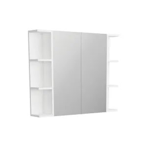 Pencil Edge 600 Mirror Cabinet, 2 Side Shelves by Fienza, a Shaving Cabinets for sale on Style Sourcebook
