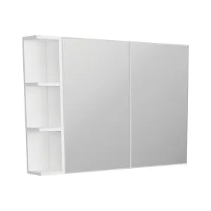 Bevel Edge 900 Mirror Cabinet, 1 Side Shelf by Fienza, a Shaving Cabinets for sale on Style Sourcebook
