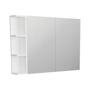 Pencil Edge 900 Mirror Cabinet, 1 Side Shelf by Fienza, a Shaving Cabinets for sale on Style Sourcebook
