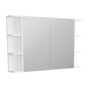 Pencil Edge 900 Mirror Cabinet, 2 Side Shelves by Fienza, a Shaving Cabinets for sale on Style Sourcebook