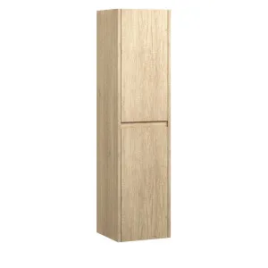 Edge Scandi Oak Wall-Hung Tallboy by Fienza, a Bathroom Storage Cabinets for sale on Style Sourcebook
