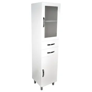 Unicab® Tallboy, 1 Glass Panel Door & 2 Drawers by Fienza, a Bathroom Storage Cabinets for sale on Style Sourcebook